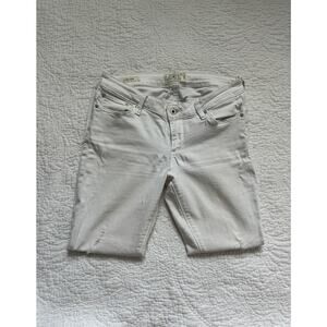 Lucky Brand Lolita Capri white denim size 6/28